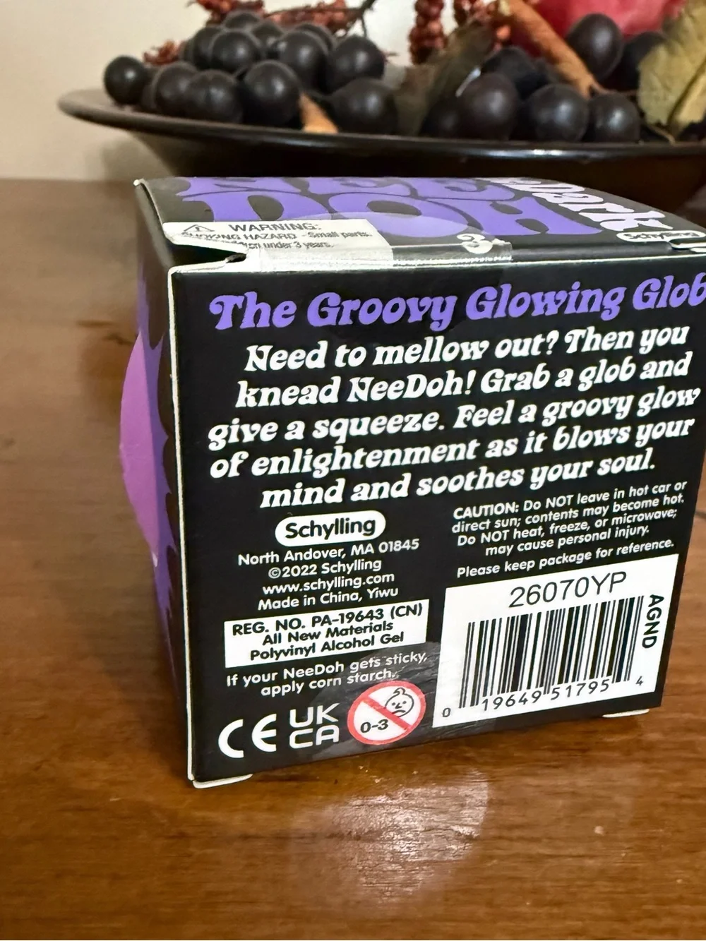 Glow In The Dark NeeDoh - Purple New Sealed